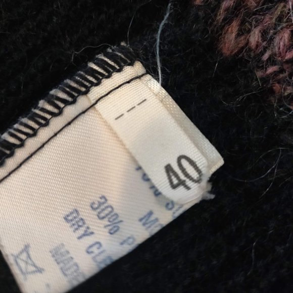 Nella Marchini Womens Vintage Mohair Blend Button Up Pockets Cardigan 40 US 6-8? - Picture 6 of 8